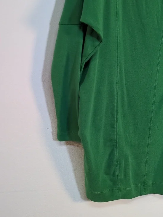 Daily Practice by Anthropologie Long Sleeve Mock Neck Mini Dress Green, Size S - Picture 7 of 11